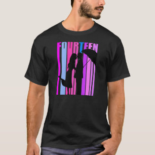 T-shirt 14e anniversaire de Mariage Romantique Marié C