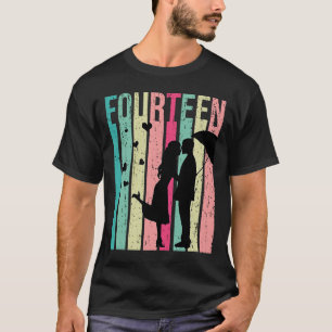 T-shirt 14e anniversaire du Mariage épouse 14 ans de