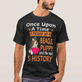 T-shirt 150 Une Sur Un Beagle De Temps Puppy (Devant)
