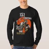 T-shirt 151 Countries One Motorcycle (Devant)