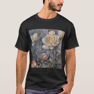 T-shirt 151 Fleurs fondues Art surréel 3
