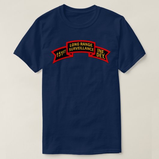T-shirt 151e Inf LRSU Scroll Surveillance (Design devant)