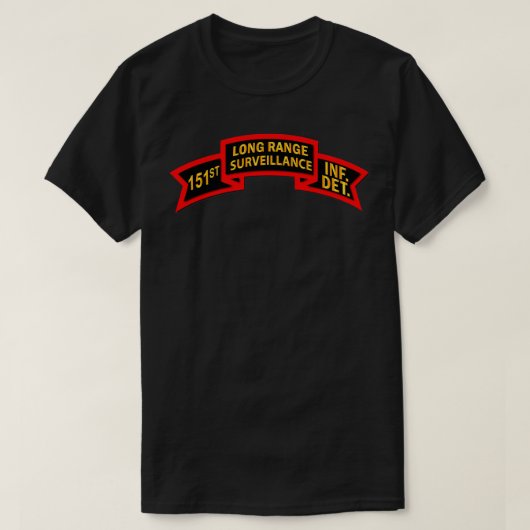T-shirt 151e Inf LRSU Scroll Surveillance (Design devant)