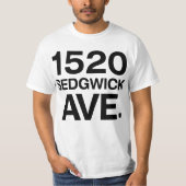 T-SHIRT 1520 SEDGWICK AVE. (Devant)