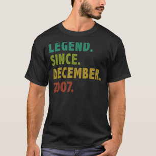 T-shirt 15 ans de légende depuis décembre 2007 15e anniver