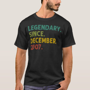 T-shirt 15 ans de légende depuis décembre 2007 15e anniver