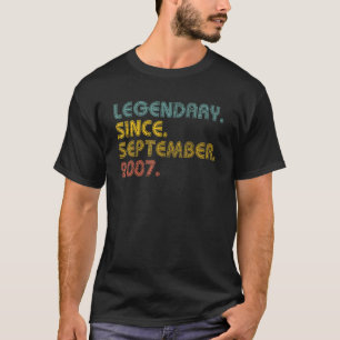 T-shirt 15 ans de légende depuis septembre 2007 15e Birt
