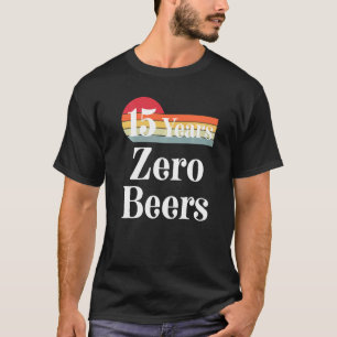 T-shirt 15 Ans De Relance Sobre Les Hommes Fêtent Quinze A