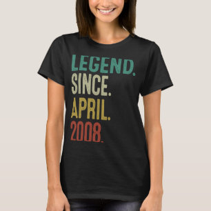 T-shirt 15 Ans Légende depuis avril 2008 15 Ans