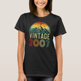 T-shirt 15 ans Vintage 2007 15e anniversaire