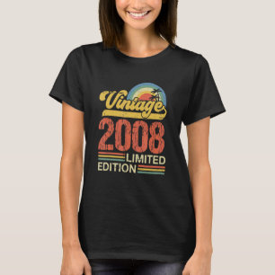T-shirt 15 ans Vintage 2008 15e anniversaire