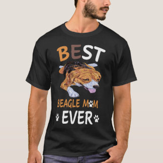 T-shirt 15 Meilleur Beagle maman jamais