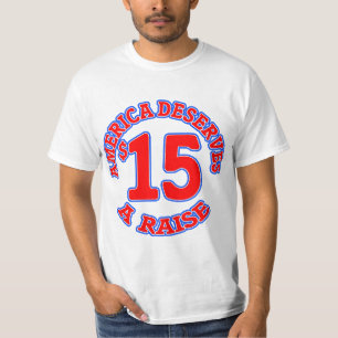 T-shirt 15 un salaire minimum d'HEURE