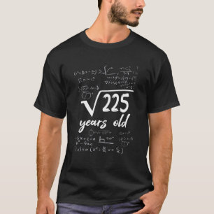 T-shirt 15E Anniversaire Carré Racine Cinquante Ans Garçon