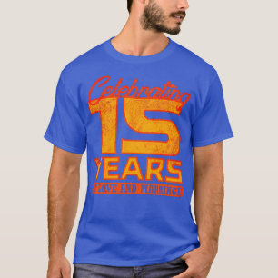 T-shirt 15e anniversaire de Mariage 15 ans de mariage 4