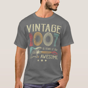 T-shirt 15e anniversaire femmes hommes Vintage stupéfiant