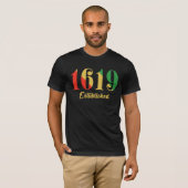 T-shirt 1619 Création Afrique-Amérique (Devant entier)