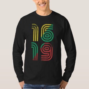 T-shirt 1619 Nos ancêtres Héritage Afrique Vintage Amériqu