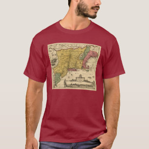 T-shirt 1685 carte - nouvelle Belgique, le nouveau monde,
