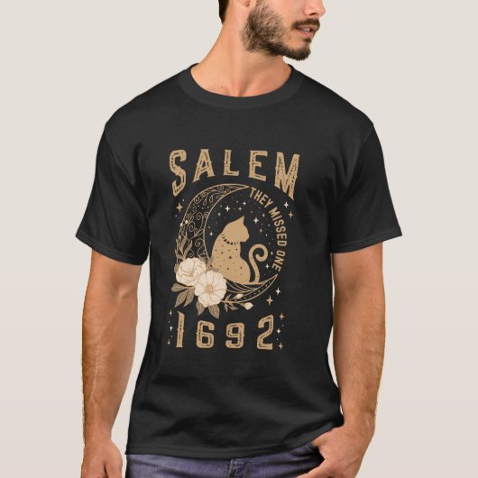 T-shirt 1692 Ils Ont Manqué Un Chemise Salem Procès De Sor (Devant)