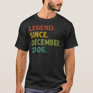 T-shirt 16 ans de légende depuis décembre 2006 16e naissan