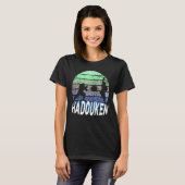 T-shirt 16 bits Retro HADOUKEN Fighter 4 (Devant entier)