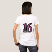 T-shirt 16 Joyeux anniversaire (Dos entier)