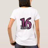 T-shirt 16 Joyeux anniversaire (Dos)