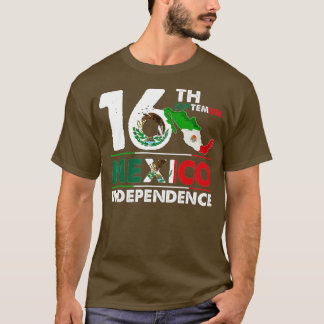 T-shirt 16 septembre Fête de l'Indépendance du Mexique 202