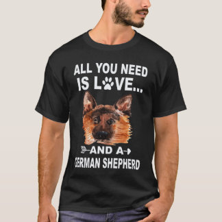 T-shirt 16 Tout ce dont vous avez besoin est l'amour et un