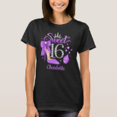 T-shirt 16e anniversaire. Doux 16 fille (Devant)