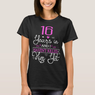 T-shirt 16e anniversaire Mariage Cadeau pour les idées de