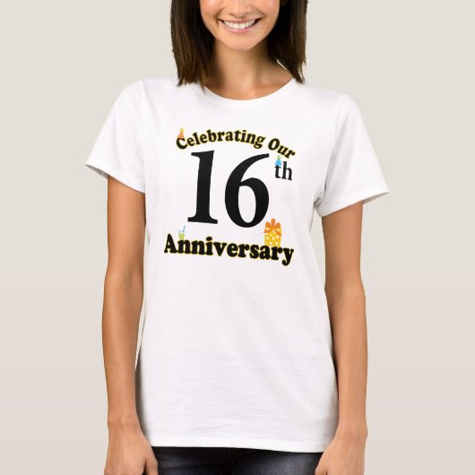 T-shirt 16ème Anniversaire (Devant)