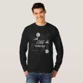 T-shirt 16th Birthday Square Root Math 16 Years Old Bday (Devant entier)