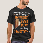 T-shirt 170 Un Sur Un Beagle De Temps Chiot (Devant)