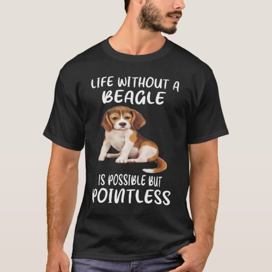 T-shirt 173 Vie Sans Beagle (Devant)