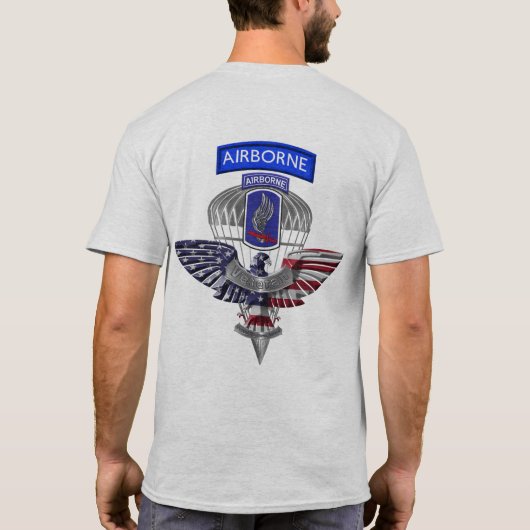 T-shirt 173e équipe de combat de la brigade aéroportée (Dos)