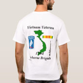 T-shirt 173rd BDE aéroportés W (Dos)