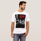 T-shirt 174th Le Bronx - noir et blanc (Devant entier)