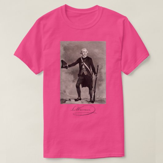 T-shirt 1775 Le général Joseph Warren Bataille de Bunker H (Design devant)
