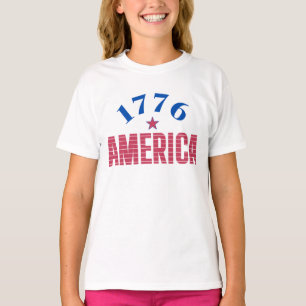 T-shirt 1776 AMÉRIQUE année de liberté 