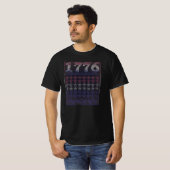T-Shirt 1776 Étoiles (Devant entier)
