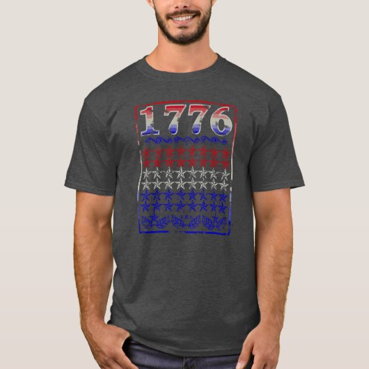 T-shirt 1776 Étoiles (Devant)
