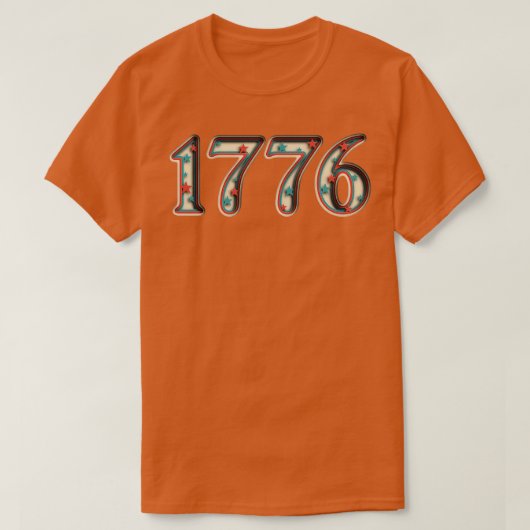 T-shirt 1776 Papercraft (Design devant)
