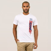 T-shirt 1776 Patriotique (Devant entier)