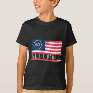 T-shirt 1776 We The People Independence Day 4 juillet Fl
