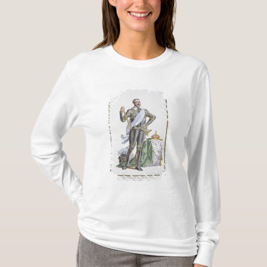 T-shirt 1778-1837) rois de Gustavus IV Adolphus (de la (Devant)