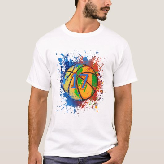 T-shirt 17 ans 17e anniversaire (Devant)