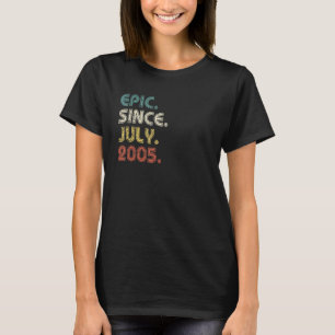 T-shirt 17 ans Epic depuis juillet 2005 17e anniversaire