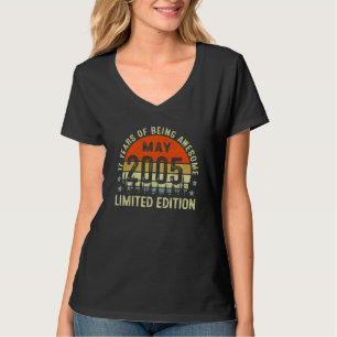 T-shirt 17 Ans Mai 2005 17e Anniversaire